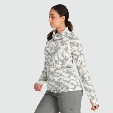 Outdoor Research Alpine Onset Merino 150 Hoodie Snow Camo Für Damen