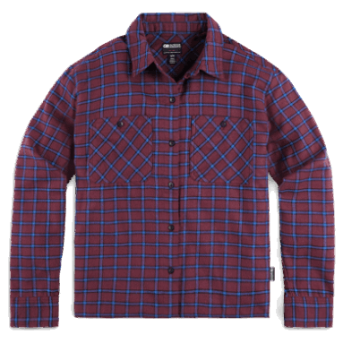Outdoor Research Damen-Feedback Flanellhemd Light Kalamata Kariert