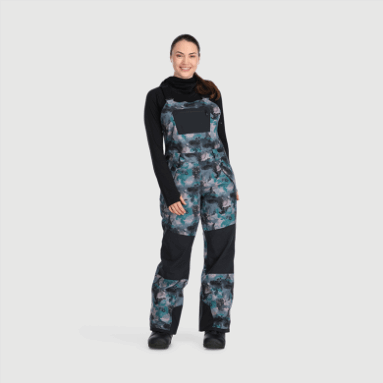 Outdoor Research Snowcrew Lätzchen Für Damen Nimbus Aquarell/schwarz
