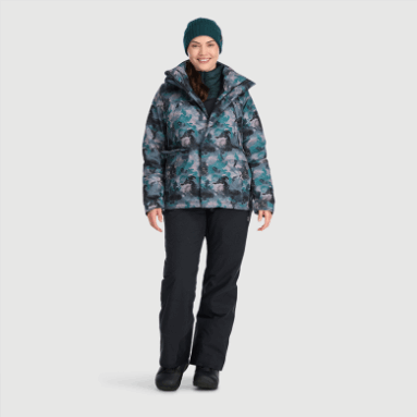 Outdoor Research Snowcrew Reveler Jacke Für Damen Nimbus Aquarell