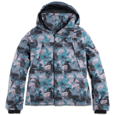 Outdoor Research Snowcrew Reveler Jacke Für Damen Nimbus Aquarell