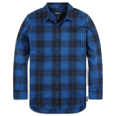 Outdoor Research Damen Kulshan Flanellhemd Classic Blau Kariert