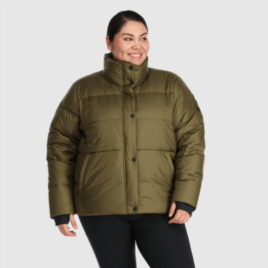 Outdoor Research Damen Coldfront Daunenjacke Plus Loden