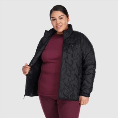 Outdoor Research Superstrand Lt Jacke Für Damen-plus Schwarz