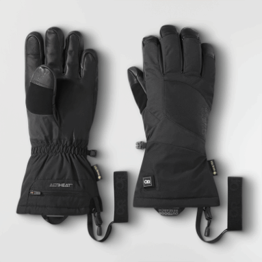 Outdoor-Forschung Herrschen Beheizbare Gore-Tex-Handschuhe Schwarz