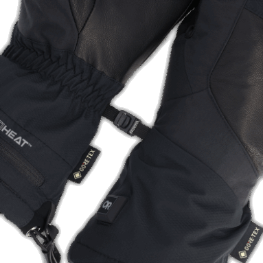 Outdoor-Forschung Herrschen Beheizbare Gore-Tex-Handschuhe Schwarz
