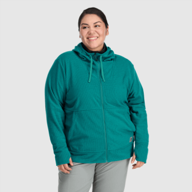Outdoor Research Damen Trail Mix Hoodie Deep Lake