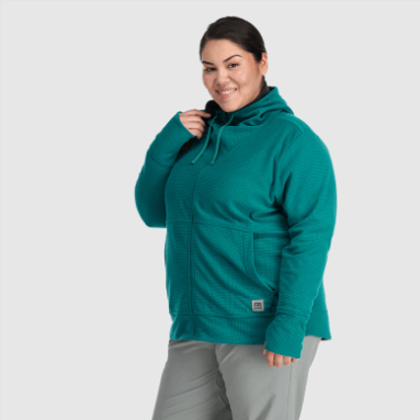 Outdoor Research Damen Trail Mix Hoodie Deep Lake