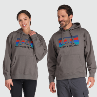 Outdoor Research Oder Advocate Stripe Hoodie Charcoal