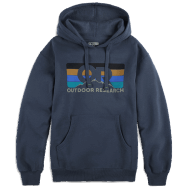 Outdoor Research Oder Advocate Hoodie Marineblau Mit Streifen