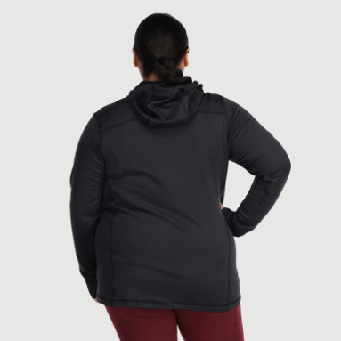 Outdoor Research Vigour Hoodie Mit Durchgehendem Reißverschluss Für Damen In Schwarz