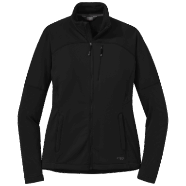 Outdoor Research Vigour Hoodie Mit Durchgehendem Reißverschluss Für Damen In Schwarz