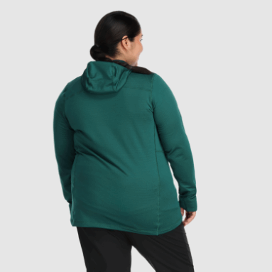 Outdoor Research Vigor Hoodie Mit Durchgehendem Reißverschluss Für Damen Plus Treeline