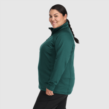 Outdoor Research Vigor Half Zip-Plus Treeline Für Damen