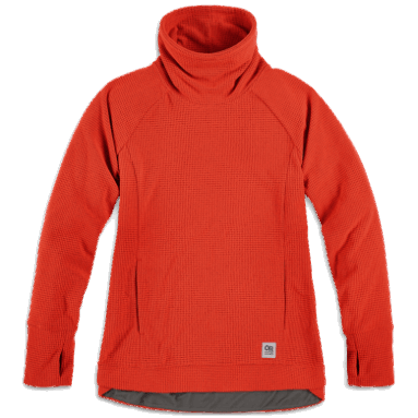 Outdoor Research Damen-Trail-Mix-Cowl-Pullover Plus Cranberry