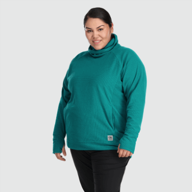 Outdoor Research Damen-Trailmix-Cowl-Pullover Plus Deep Lake