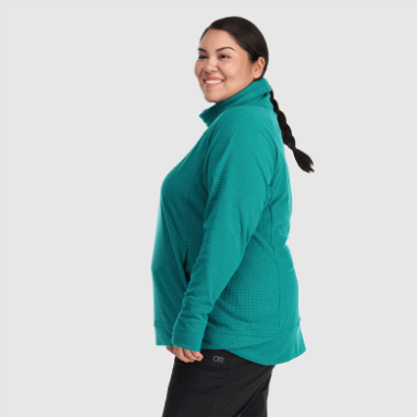 Outdoor Research Damen-Trailmix-Cowl-Pullover Plus Deep Lake