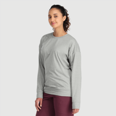 Outdoor Research Damen Melody L/S Light Pewter Heather