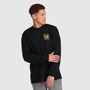 Outdoor Research Artist Series Graphic L/S T-Shirt Schwarz