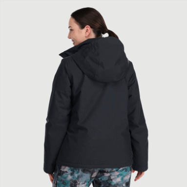 Outdoor Research Damen Snowcrew Jacke Plus Schwarz