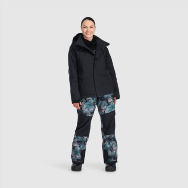 Outdoor Research Damen Snowcrew Jacke Plus Schwarz