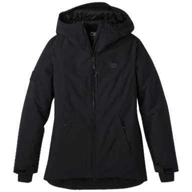 Outdoor Research Damen Snowcrew Jacke Plus Schwarz