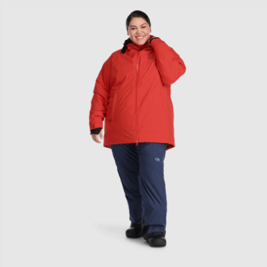 Outdoor Research Snowcrew Damenjacke Plus Cranberry