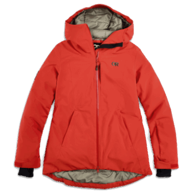 Outdoor Research Snowcrew Damenjacke Plus Cranberry