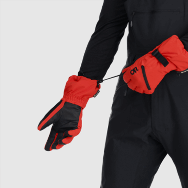 Outdoor Research Revolution II Gore-Tex-Handschuhe Für Männer, Cranberry