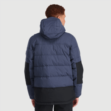 Outdoor Research Del Campo Daunenparka Für Herren Marineblau/schwarz