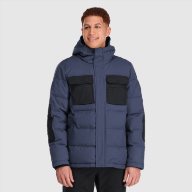 Outdoor Research Del Campo Daunenparka Für Herren Marineblau/schwarz