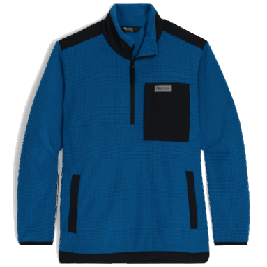 Outdoor Research Herren-Trailmix-Quarter-Zip-Pullover Classic Blue