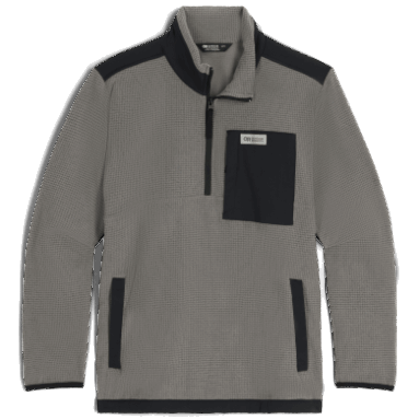 Outdoor Research Herren-Trailmix-Pullover Mit Viertelreißverschluss Zinn
