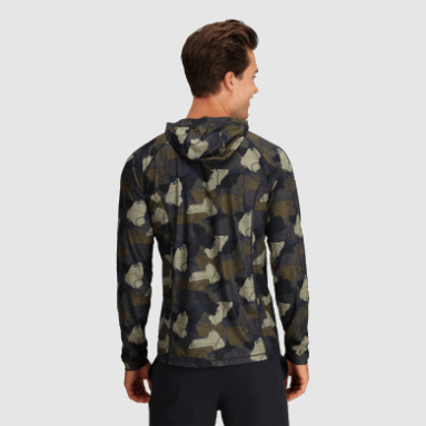 Outdoor Research Herren-Hoodie Echo Bedruckt Loden Camo