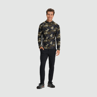 Outdoor Research Herren-Hoodie Echo Bedruckt Loden Camo