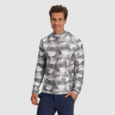 Outdoor Research Herren-Hoodie Mit Echo-Print Snow Camo