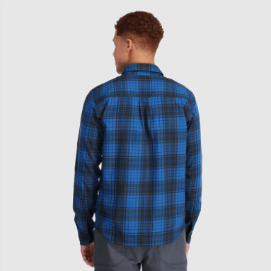 Outdoor Research Herren Kulshan Flanellhemd Classic Blue Kariert