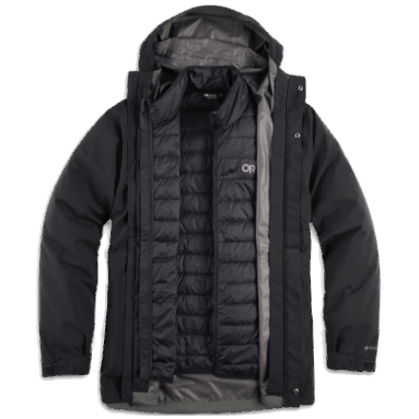 Outdoor Research Foray 3-in-1-parka Für Herren Schwarz