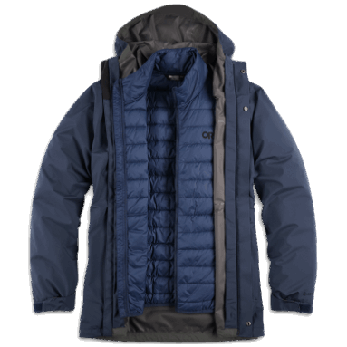 Outdoor Research Foray 3-in-1 Parka Herren Marineblau