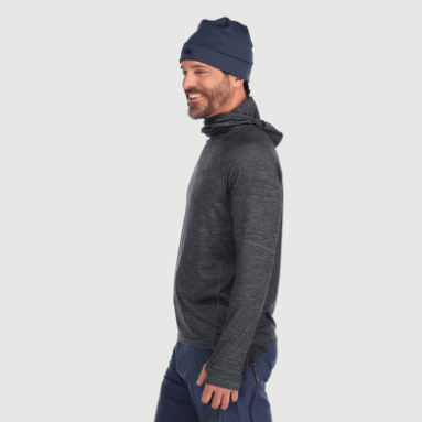 Outdoor Research Alpine Onset Merino 150 Hoodie Für Herren, Anthrazit Meliert