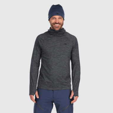 Outdoor Research Alpine Onset Merino 150 Hoodie Für Herren, Anthrazit Meliert