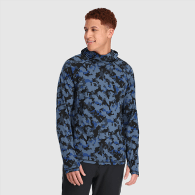 Outdoor Research Alpine Onset Merino 150 Hoodie Marineblau Camo Für Herren