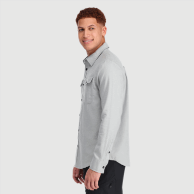 Outdoor Research Herren Feedback Flanellhemd Light Light Pewter