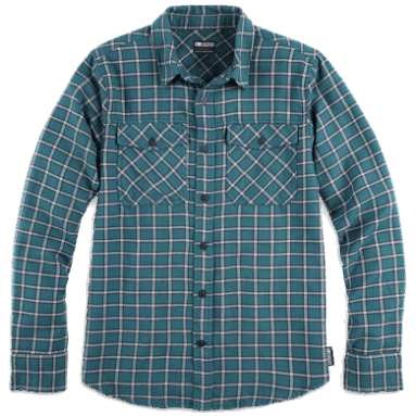 Outdoor Research Herren-Feedback Flanellhemd Hell Kariert