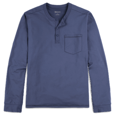 Outdoor Research Bariton Langarm Henley Marineblau Für Herren