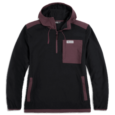 Outdoor Research Herren Trail Mix Pullover Hoodie Schwarz/Elch