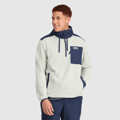 Outdoor Research Herren Trail Mix Pullover Hoodie Sand/Marineblau