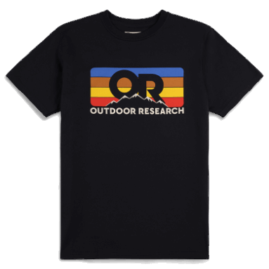 Outdoor Research Oder Advocate Streifen T-Shirt Schwarz