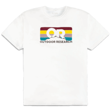Outdoor Research Oder Advocate Streifen T-Shirt Weiß