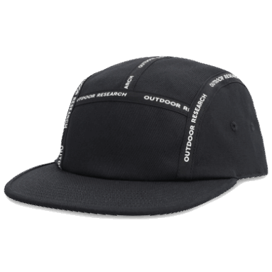 Outdoor Research Verklebte 5-Panel-Kappe Schwarz